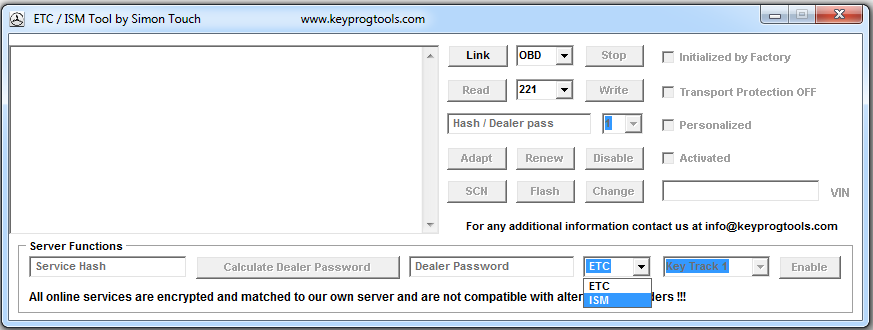 Mercedes MB ISM Key Programmer