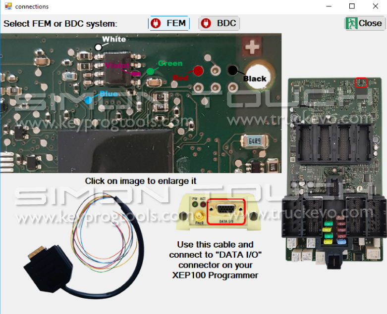 MDP fem bdc EEPROM Key programmer 3