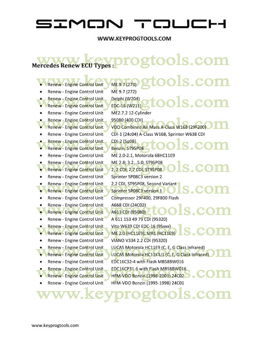 Mercedes-Renew-Engine-control-unites-Eis-dump-Key-calculating-SKC