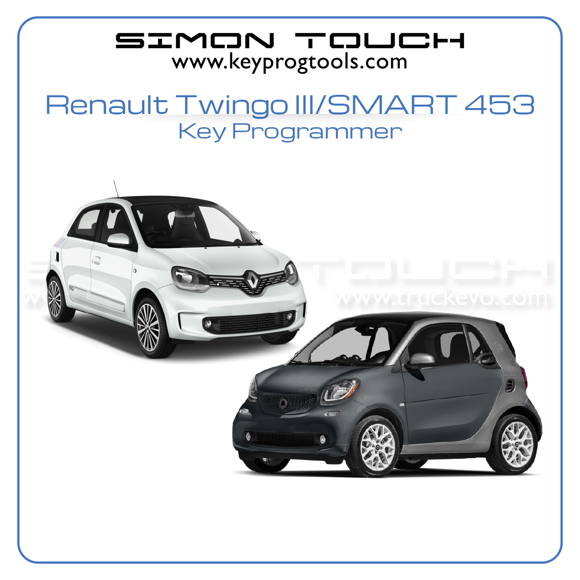 Renault Twingo III Smart key programmer