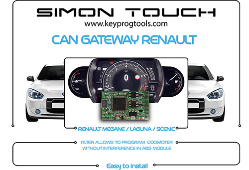 Laguna Megane abs mileage Odometer correction can blocker