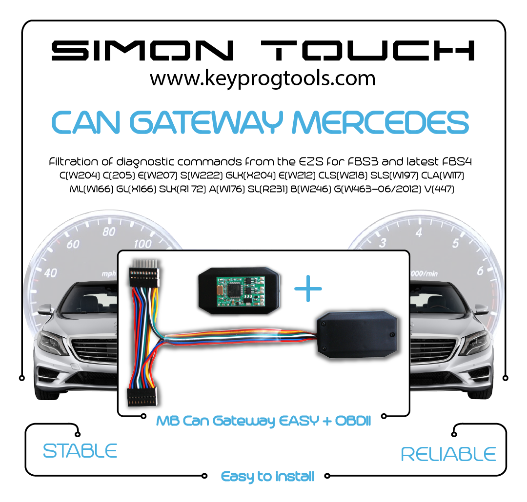 MB CAN GATEWAY mercedes easy odometer obd can blocker