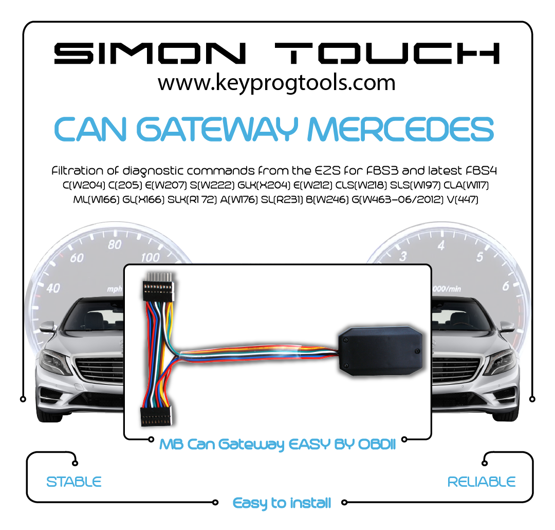 mercedes mb can gateway odmoter correction