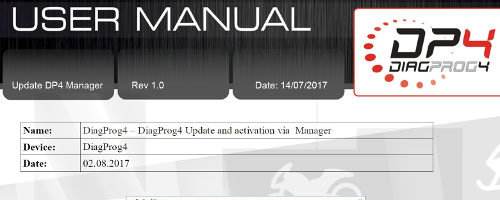 Update DP4 Manager eng