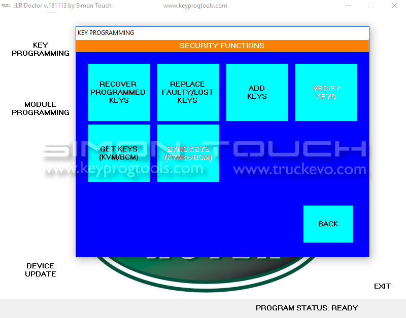 JLR-simon-Touch-software
