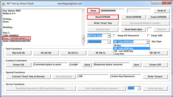 Program BE-KEY China-key