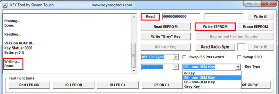 program-BE-KEY China-key