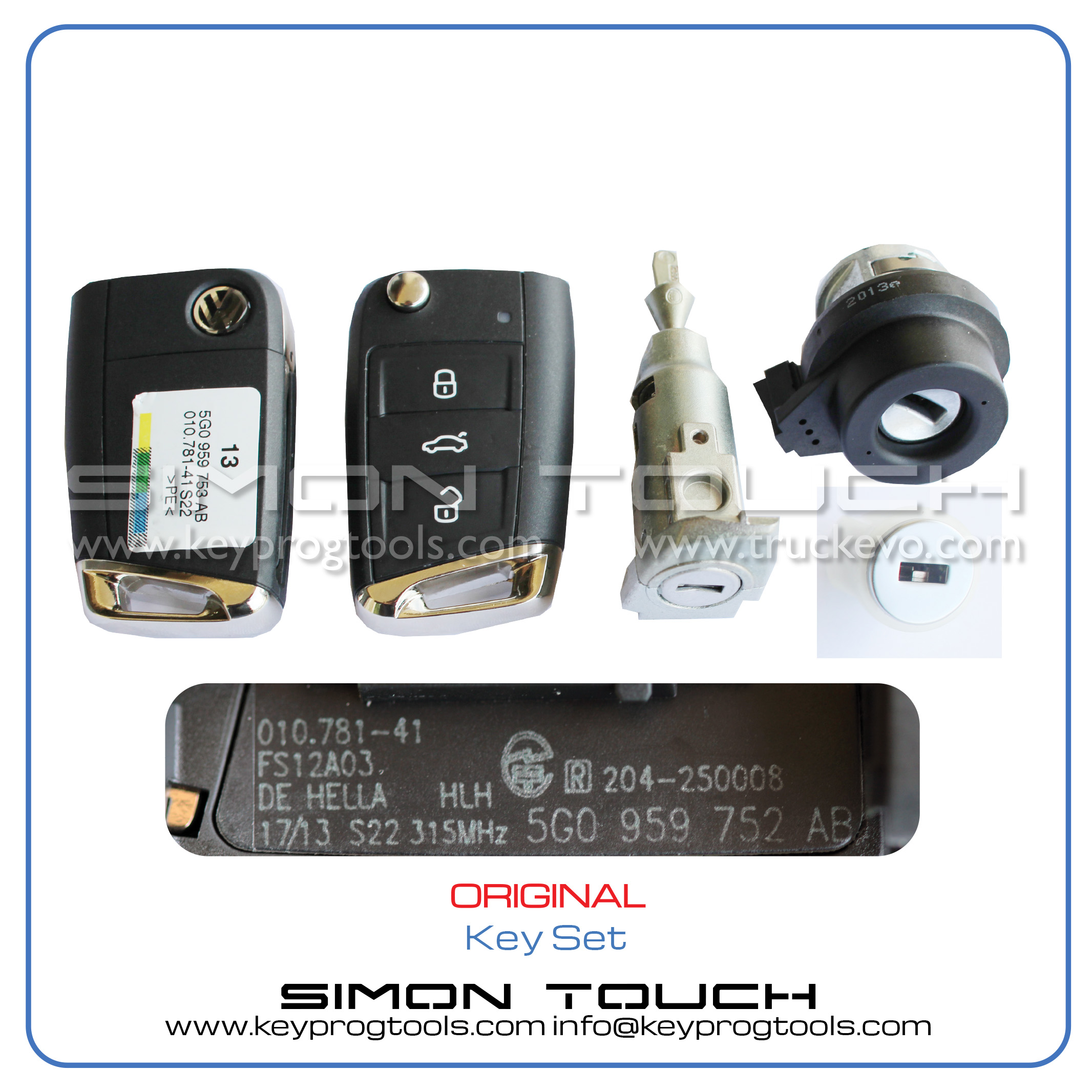 Golf 7 key set